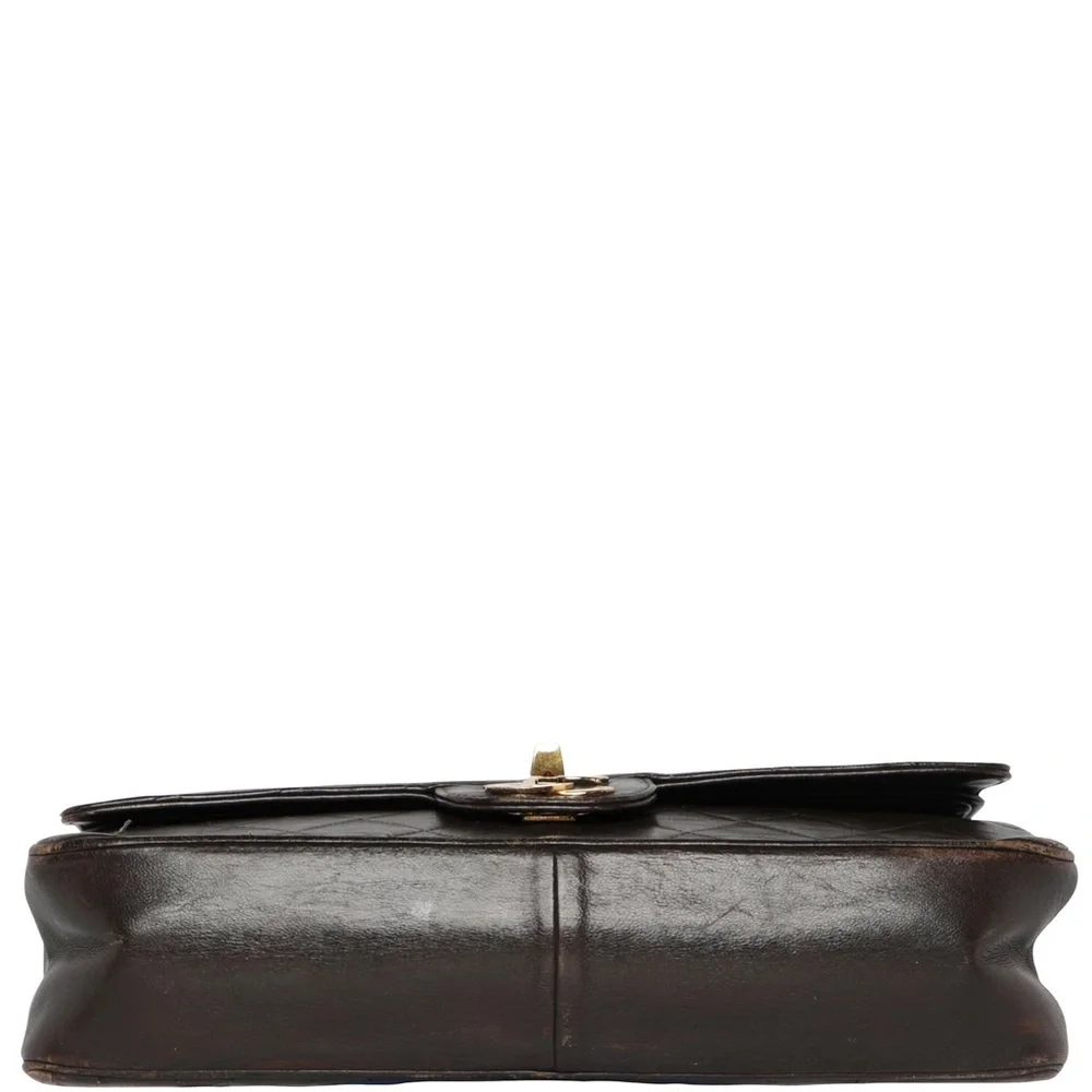 Vintage Chanel 2.55 Lambskin Leather Quilted Shoulder Bag - Picture 6 of 9